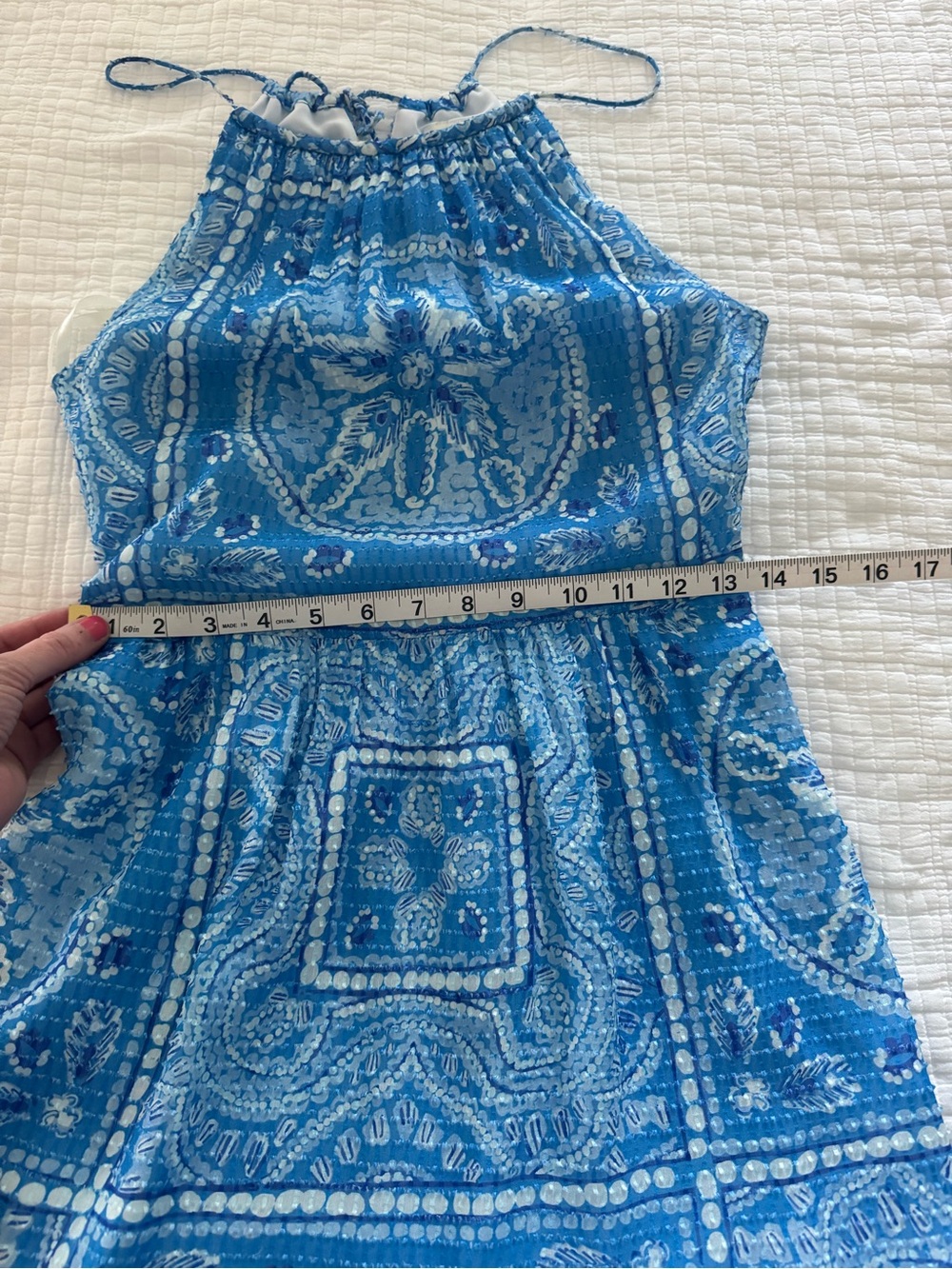 Vineyard Vines Sand Dollar Halter Maxi Dress - 00 - Picture 7 of 10